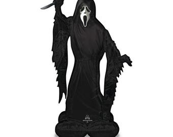 64" Ghost Face Airloonz Halloween Balloon Air-Fill Only