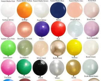 Giant 24&quot; Neutral Balloons, Premium Quality for Party Decor, Wedding & Bridal Shower Balloons, Baby Shower and Neutral Party Decor