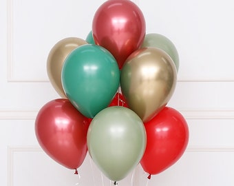 Balloon Bouquet 11" Latex Balloons Pack of 10 Balloons, Assorted Colors, Birthday, Party Decoration