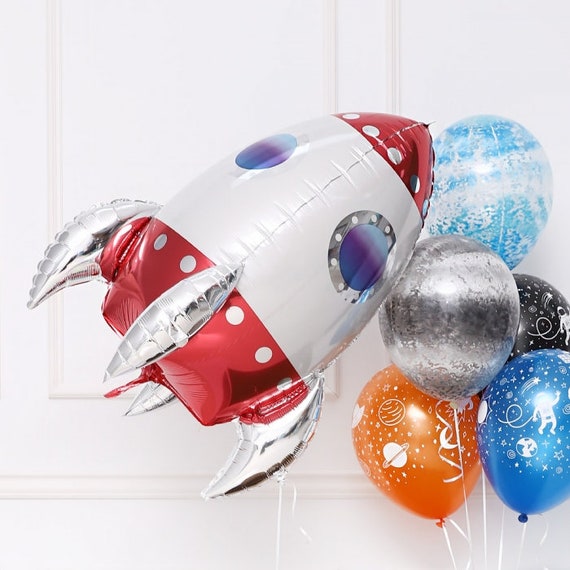 Acheter Fusée vaisseau spatial vaisseau spatial enfants jouets décorations  de fête ballons gonflables ballons en aluminium