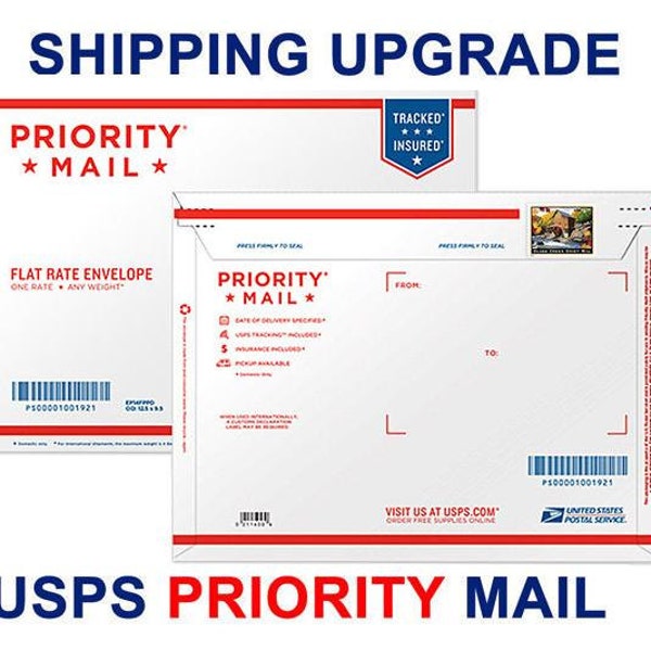 Upgrade to USPS Priority mail  (Domestic US Shipping ONLY)