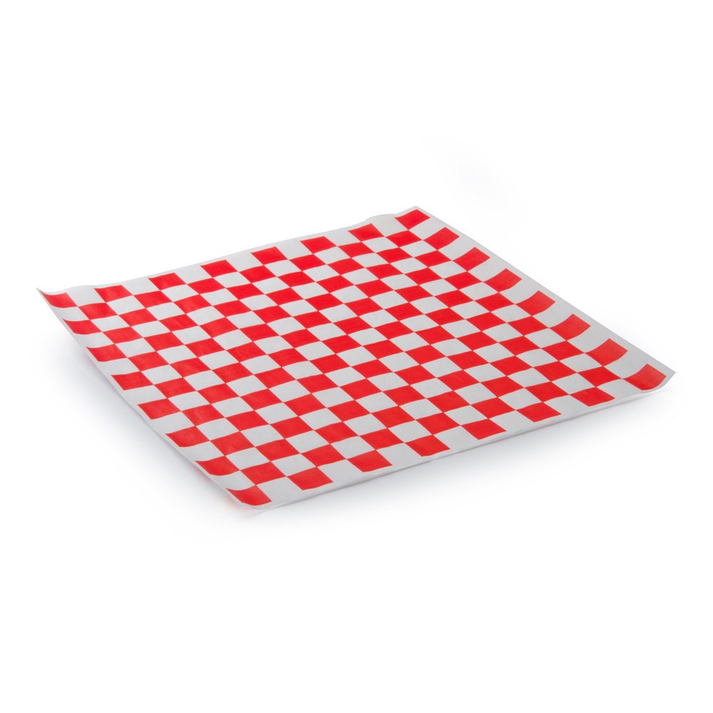 240 Sheets Checkered Dry Waxed Deli Paper Sheets Grease Resistant Food  Basket Liners Deli Wrap Wax