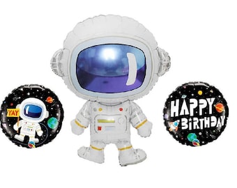 Astronaut Balloon Outer space Decorations Astronaut Birthday Party