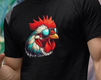 Rooster in Sunglasses PNG, Farm Animal Clipart (Digital Download)