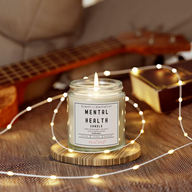 Self Care Candle, Unique Scented Candles, Daily Mental Health Candle, 8 Scented Candle Options, Mood Melt, Scent-i-mentalist Candle Gift