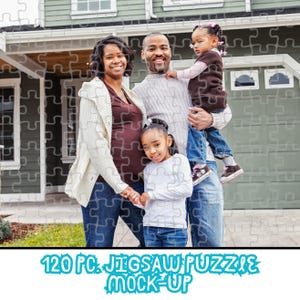 Custom Photo Puzzle Gift, Personalized Portrait Jigsaw Family Game, Picture Puzzle, Pet Portraits image 16
