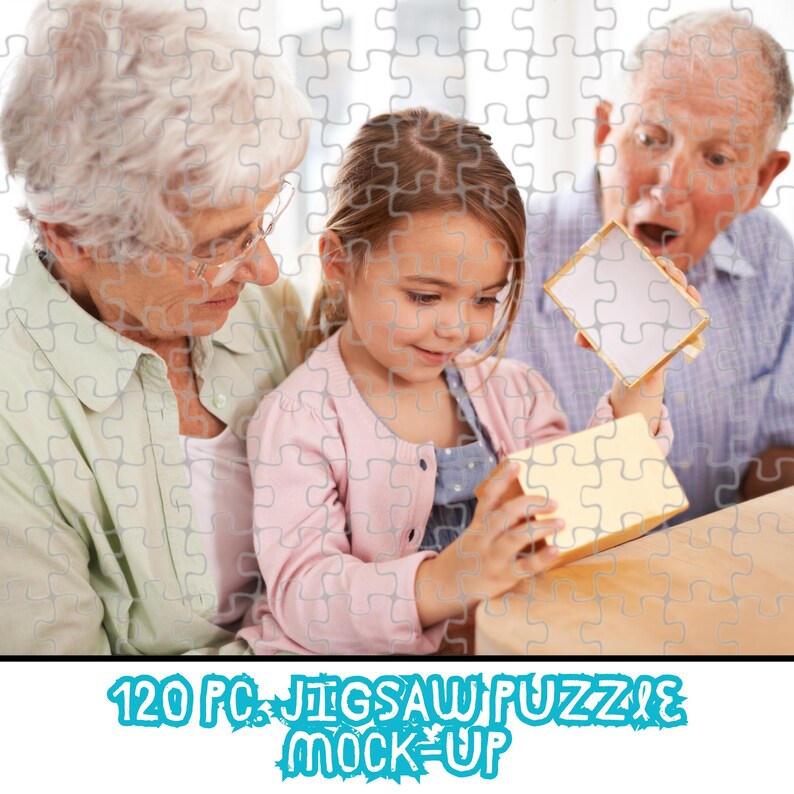 Custom Photo Puzzle Gift, Personalized Portrait Jigsaw Family Game, Picture Puzzle, Pet Portraits image 13