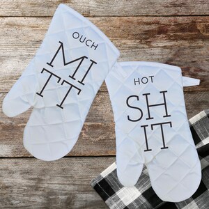 Funny Potholder Custom Kitchen Sign Gift Personalized Decor Gift Custom Pot Holder Designs Hand Kitchen Decor Baking Cooking Oven Mitt