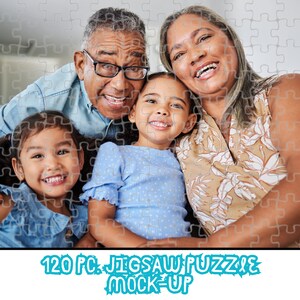 Custom Photo Puzzle Gift, Personalized Portrait Jigsaw Family Game, Picture Puzzle, Pet Portraits image 14