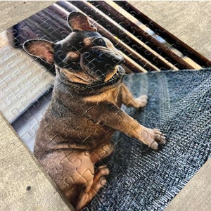 Name Puzzle Custom Portrait Personalized Photo Picture Puzzle Custom Jigsaw Puzzle Family Photo Puzzle Pet Portrait Galentine Heart Puzzle