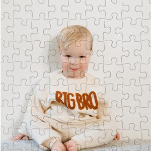 New Big Bro Photo into Puzzle Gift