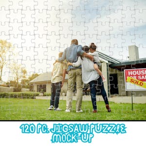Custom Photo Puzzle Gift, Personalized Portrait Jigsaw Family Game, Picture Puzzle, Pet Portraits image 15
