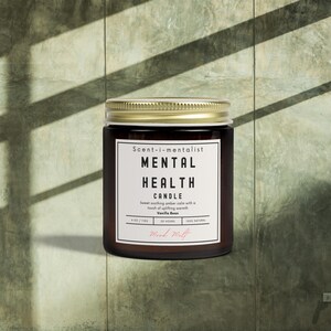 Self Care Candle, Unique Scented Candles, Daily Mental Health Candle, 8 Scented Candle Options, Mood Melt, Scent-i-mentalist Candle Gift