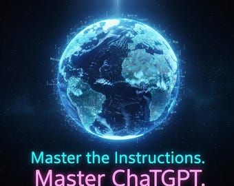 ChatGPT Prompt Guide PDF, 40+ AI System Instructions (Digital Download)