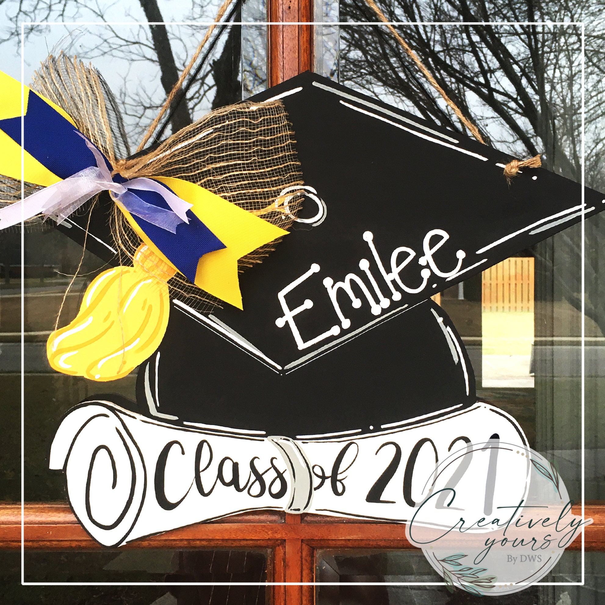 Graduation Cap Door Hanger Graduation Decorations 2022 Etsy