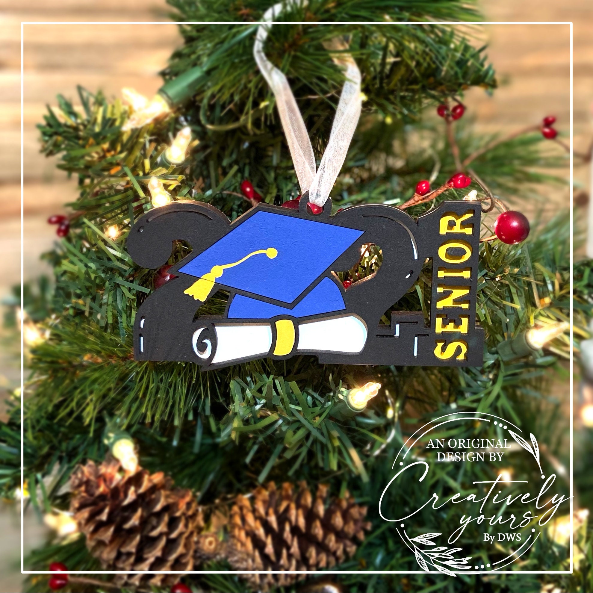 Graduation Ornament Class of 2021 Ornament Senior 2021 Etsy