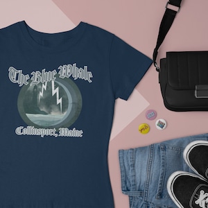 Dark Shadows Blue Whale Femme Tee