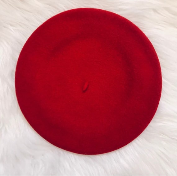 1970s 100% Wool French Beret