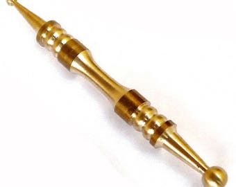 Sujok Acupuncture - Acupressure Probe -Brass Ear & Body Pointed ClinicTool