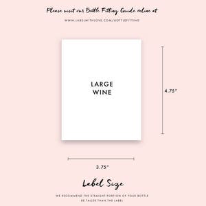 Hostess Gift Wine Labels Labels Bridal Shower Hostess Gift Baby Shower Thank You Gift Host Gift Custom Thank You Gift EB1 image 3