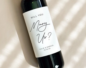 Officiant Gift, Officiant Proposal, Will You Marry Us Wine Label, Gift for Wedding Officiant, Pastor Gift, Ordained Minister PGOF1
