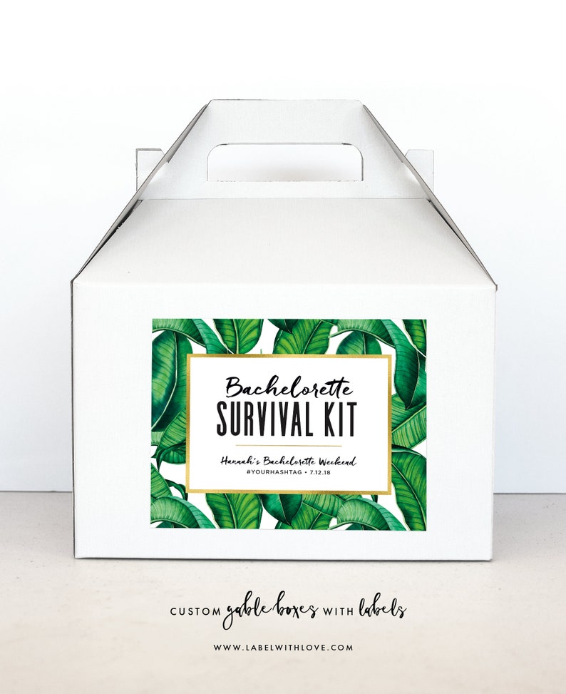 Bachelorette Party Survival Kit Boxes Hangover Survival Kit image 0