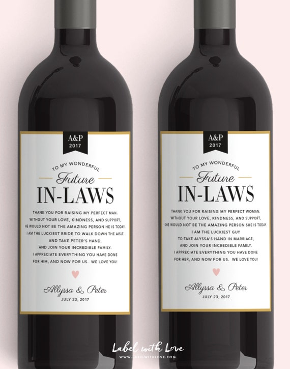 Perfect gift! Personalised First Baby//Child poem wine bottle label