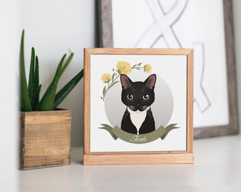 Custom Pet Portrait, Pet Illustration, Dog Portrait, Cat Portrait, Personalized Portrait, Digital Art, Pet Drawing from Photo