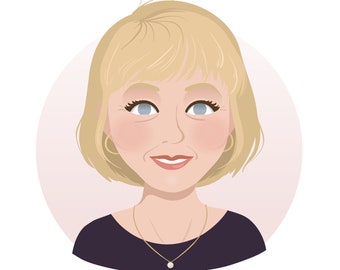 Custom Avatar Illustration: Personalized Profile Picture (Digital)