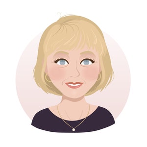 Custom Avatar Illustration, Digital Avatar, Social Media Icon, Personalized Illustration, Self Portrait, Profile Picture, Logo