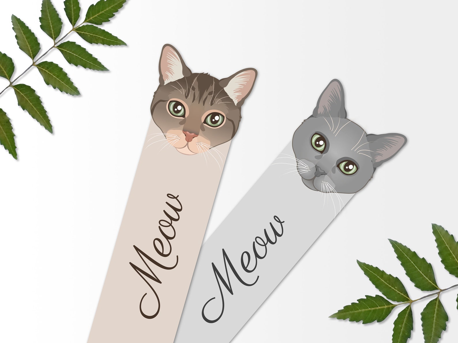 Cat Bookmarks Printable