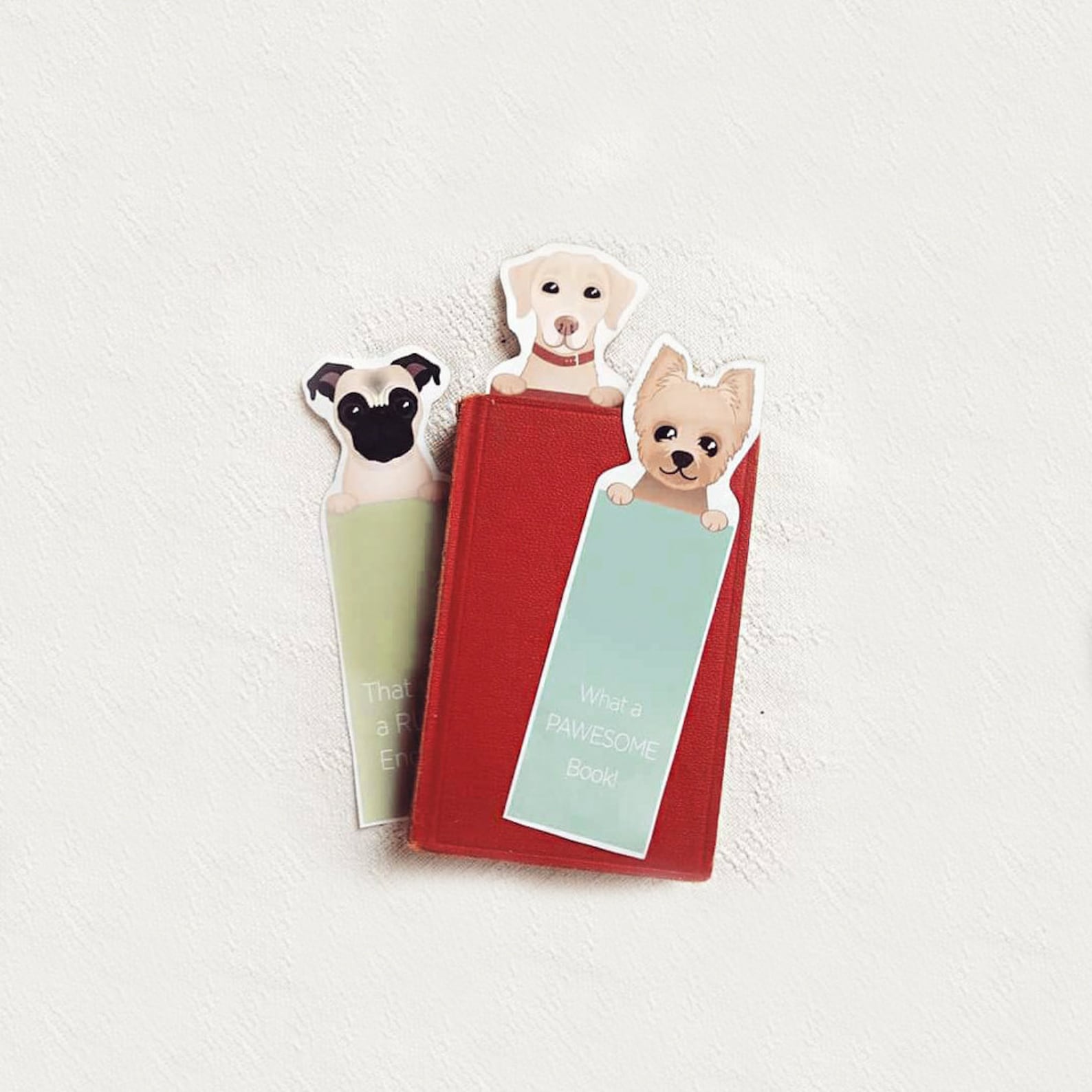 Printable Dog Bookmarks Printable Bookmark Digital Print Etsy