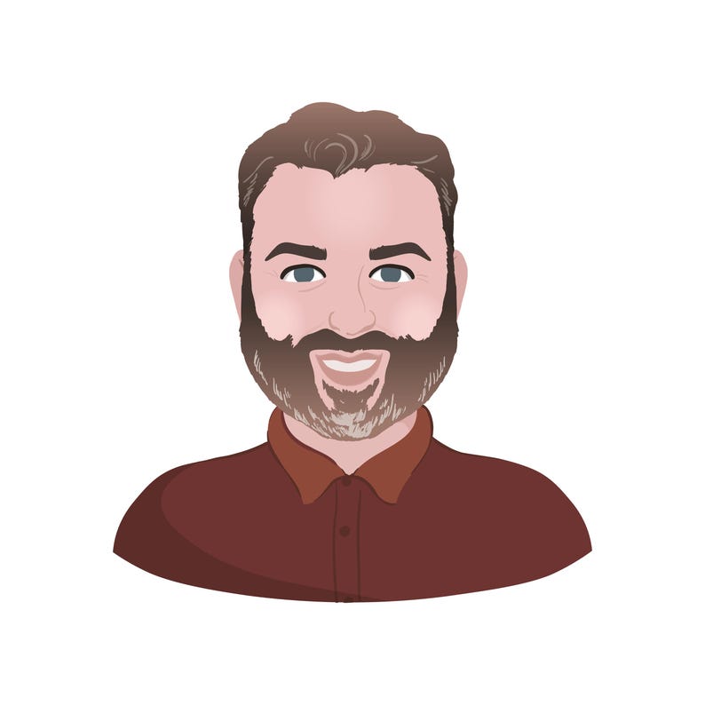 Custom Digital Avatar Illustration, Personalized Portrait (JPEG) image 7