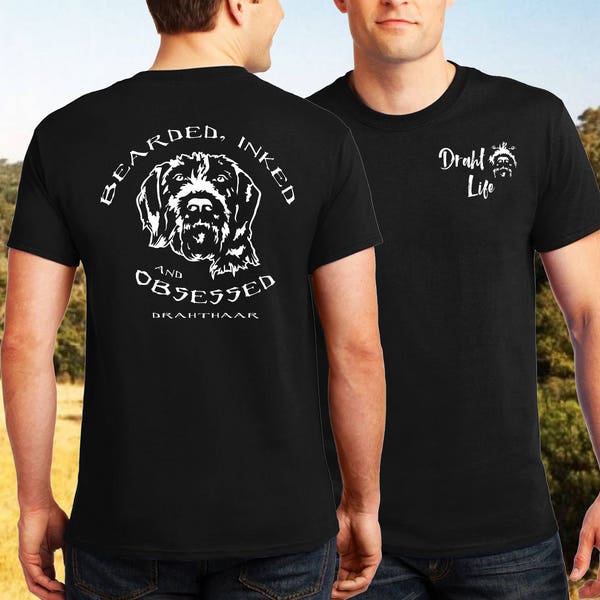 Draht Life "Bearded, Inked and Obsessed" short sleeve t-shirt.