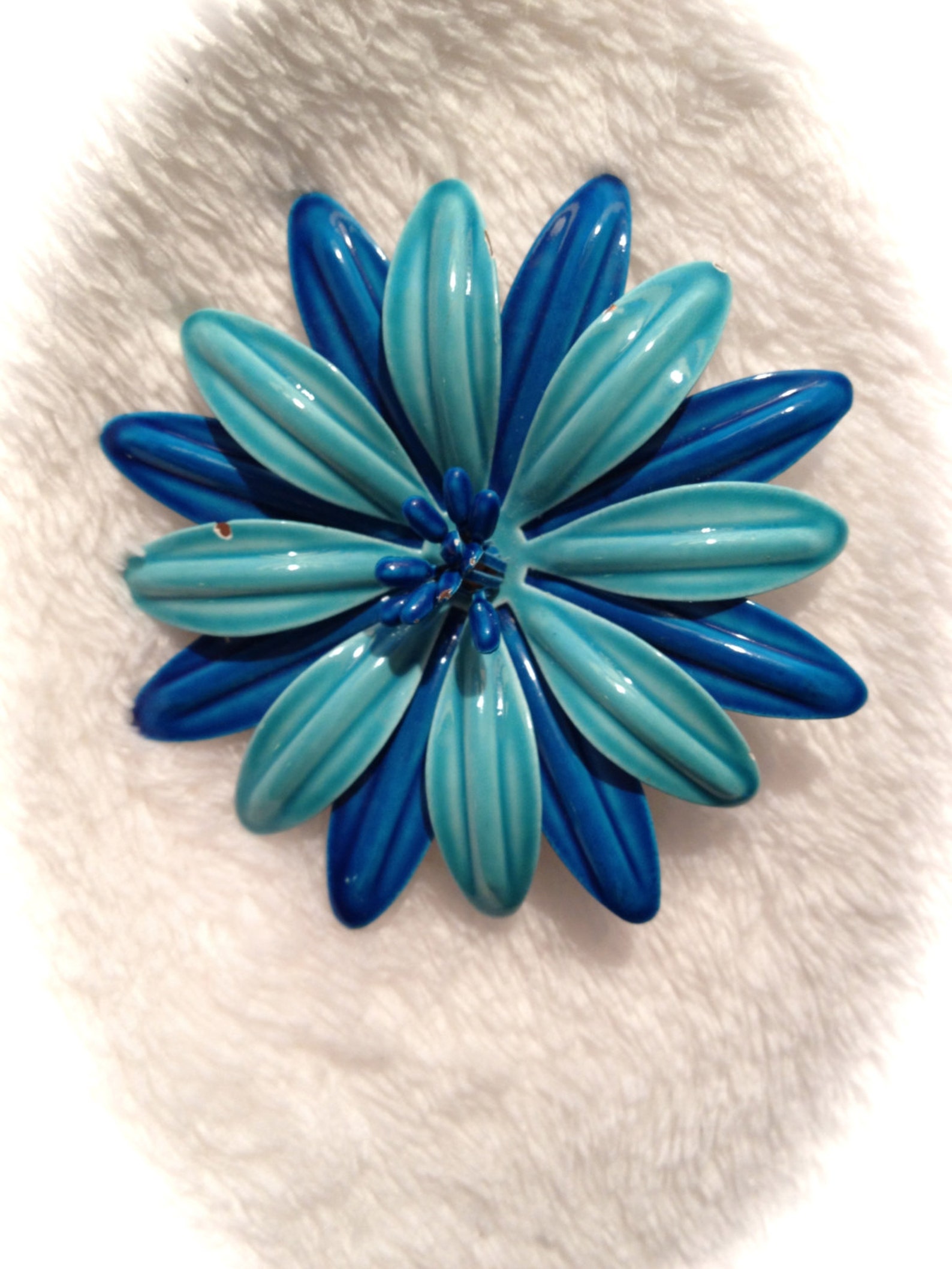 Ohrring Brosche Set Vintage Emaille Brosche verrückte Männer | Etsy