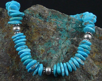 Natural Sleeping Beauty Turquoise Necklace