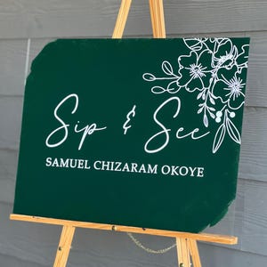 Custom Acrylic Sign | Custom Birthday Sign | Custom Acrylic Wedding Sign | Acrylic Bridal Shower Sign | Baby Shower Sign | Custom Quote