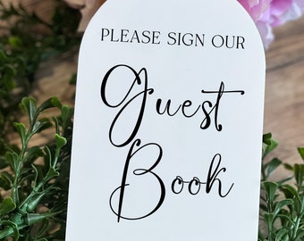 Arch Acrylic Wedding Sign: Cards & Gifts Table Decor