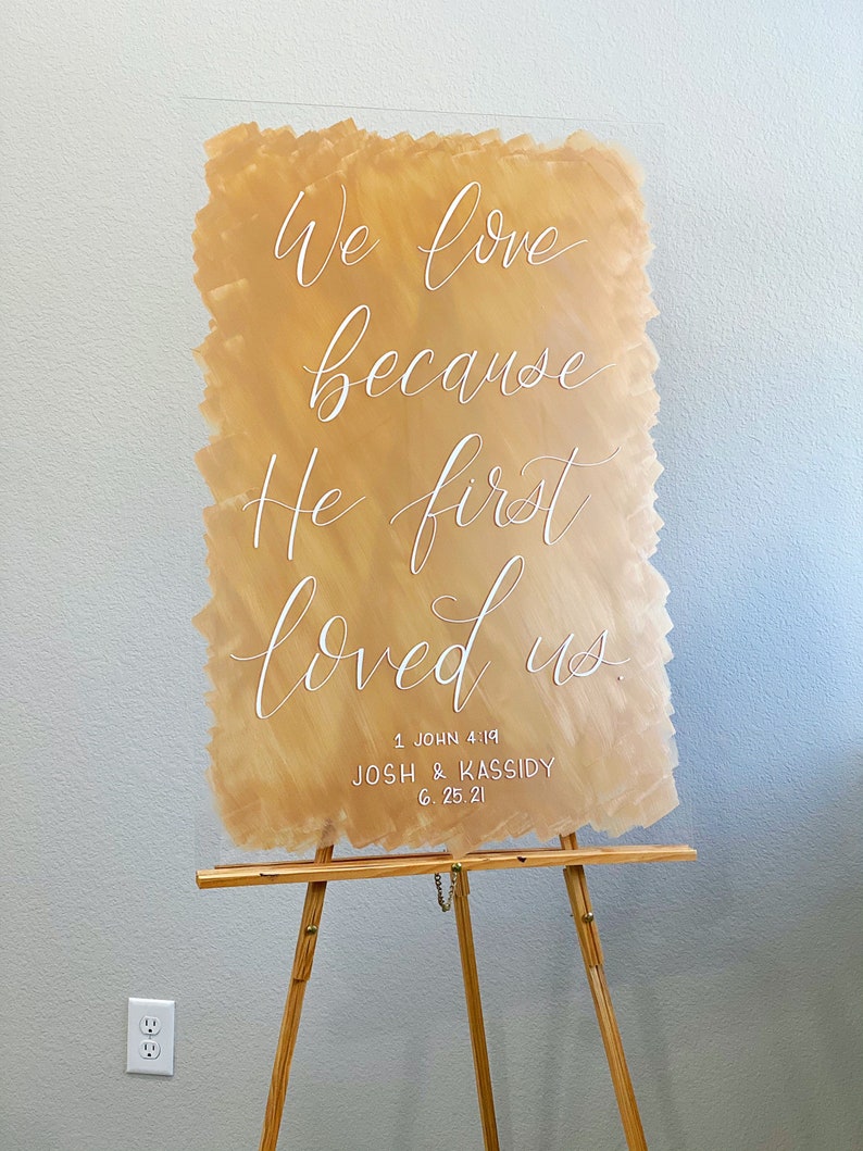 Home Decor Sign Custom Wedding Acrylic Sign Custom Quote Acrylic Sign Nursery Room Art Acrylic Wall Art