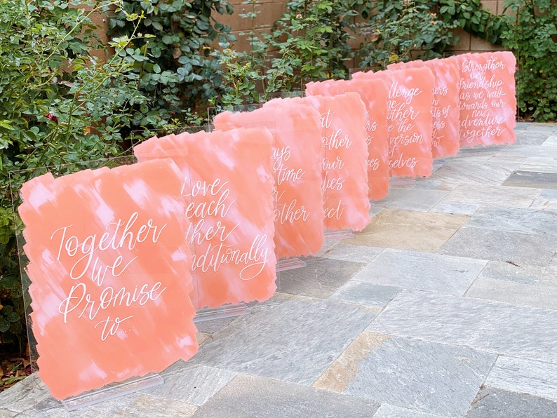 Home Decor Sign Custom Wedding Acrylic Sign Custom Quote Acrylic Sign Nursery Room Art Acrylic Wall Art