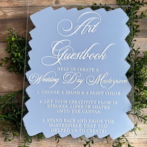 Custom Acrylic Wedding Sign | Personalized Acrylic Wedding Sign | Create Your Own Wedding Acrylic Sign