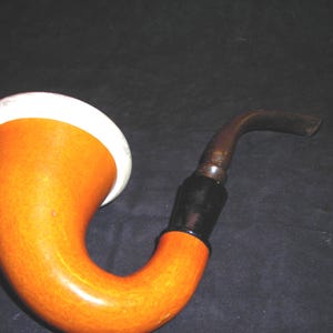 Vintage CALABASH MEERSCHAUM Bowl PIPE Large Lightly Used -P1