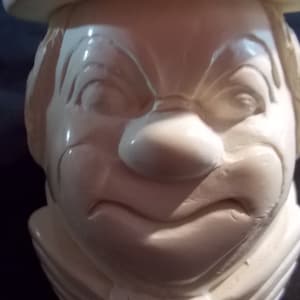 NEW CLOWN Block MEERSCHAUM Pipe, Acrylic Stem, Gift Box, Thick Meerschaum!