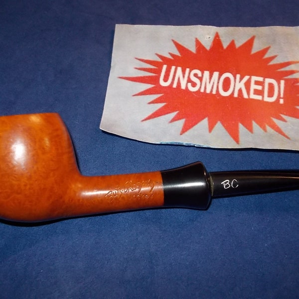 New Vintage briar pipe BUTZ-CHOQUIN JOCKEY St-Claude France #1053 W/Box unsmoked