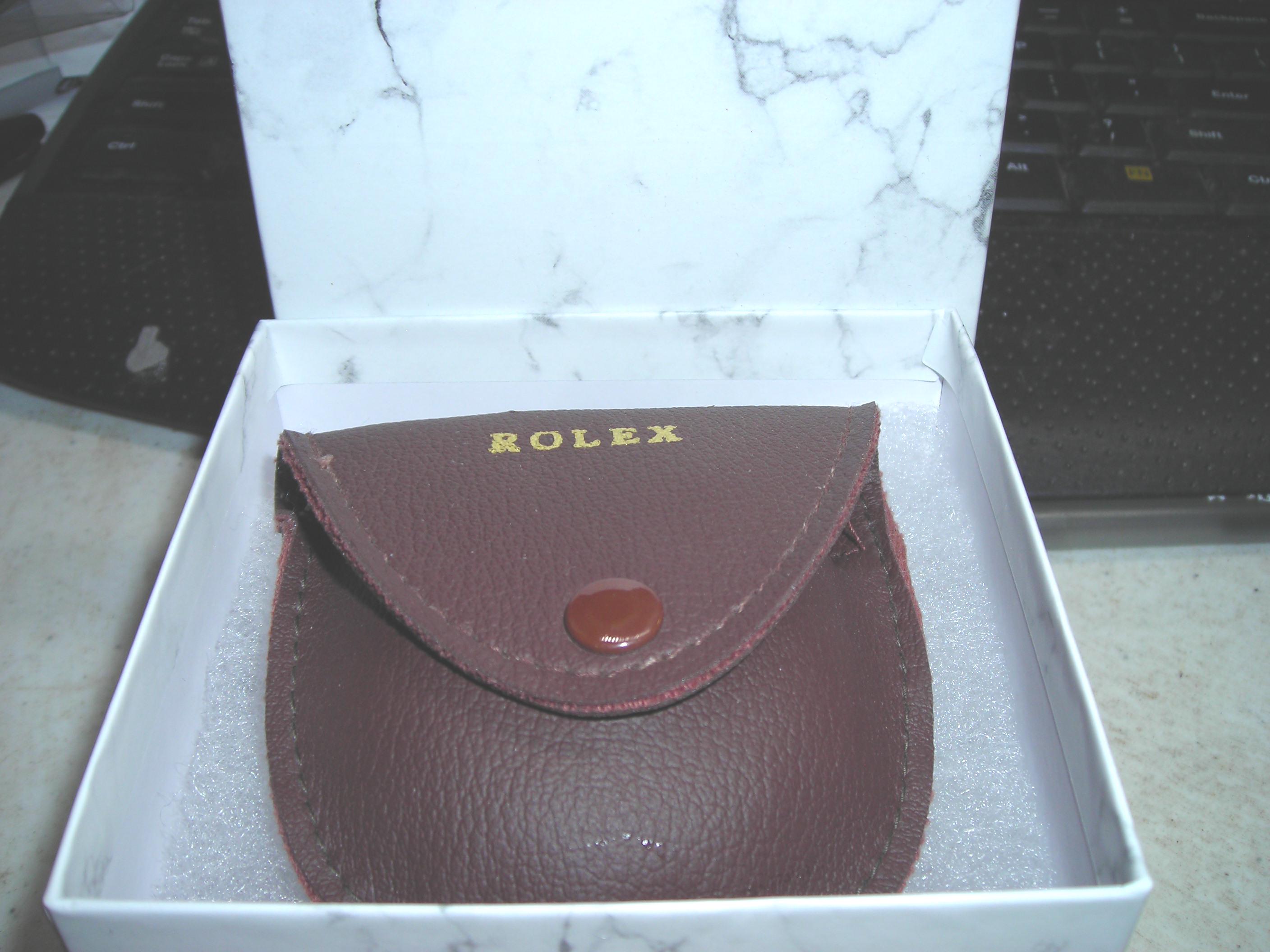 SMOKED Vintage Antique ROLEX BRIAR Italy Folding Vest Pocket Pipe 