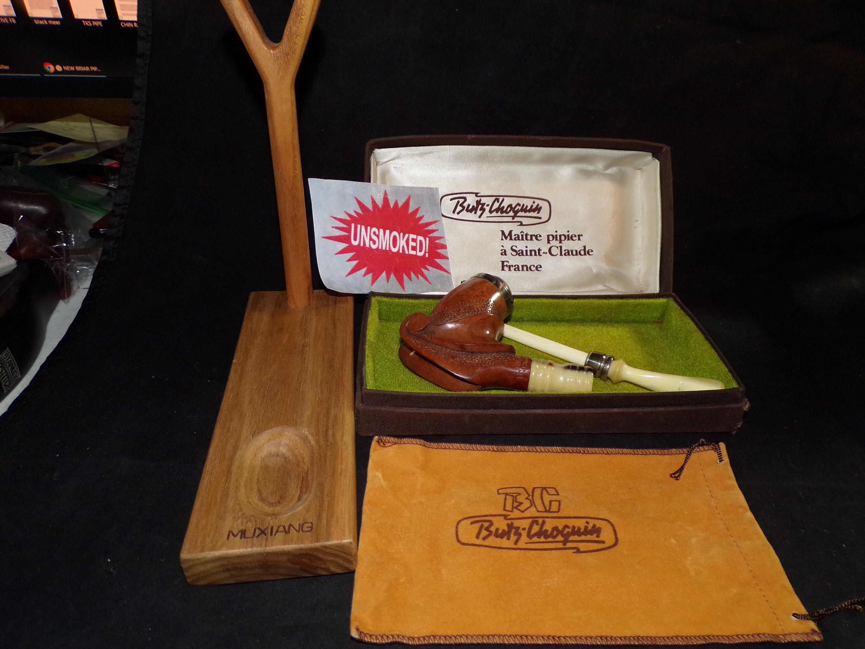 vintage Wooden Square Grinder - MUXIANG Pipe Shop