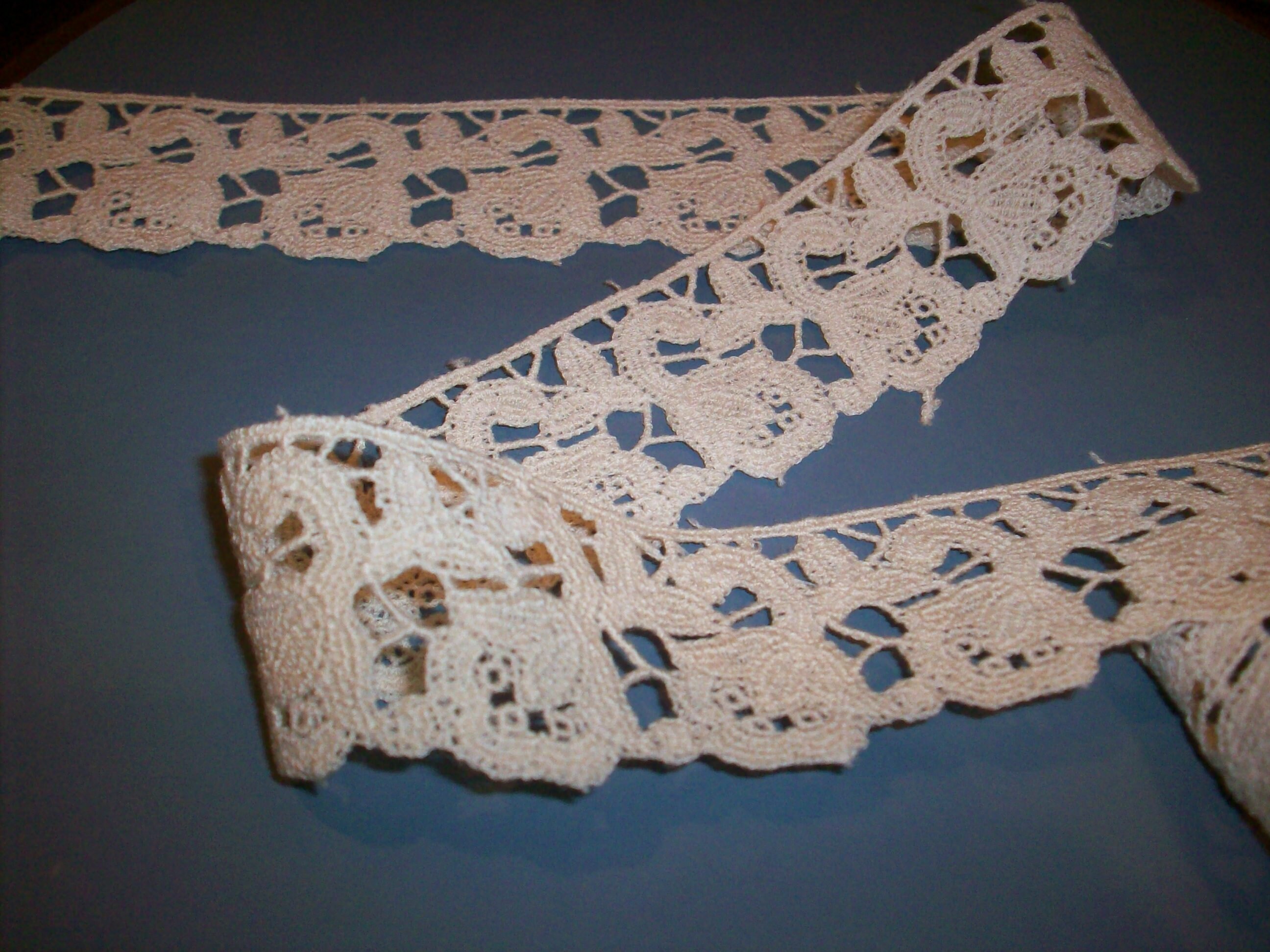 2 Yds. or 50 Yds. Pure Cotton Antique Lace by the Yard or Roll