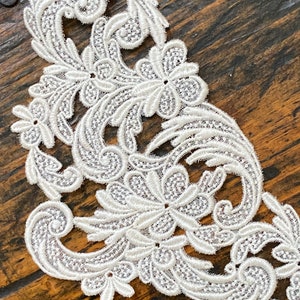 1920s antique venise lace applique