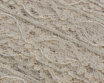 Vintage silk lace wholesale or by the yard SILK lace french origin 1940 to 1950