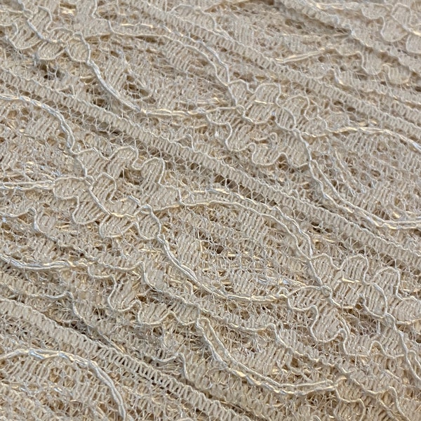 Vintage silk lace wholesale or by the yard SILK lace french origin 1940 to 1950